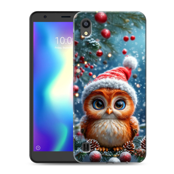 Силиконовый чехол на ZTE Blade A5 (2019) с принтом Новый год