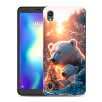 Силиконовый чехол на ZTE Blade A5 (2019) с принтом Новый год