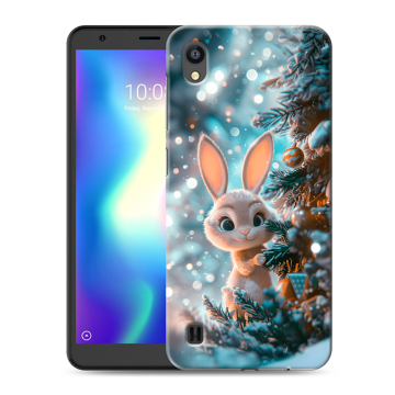 Силиконовый чехол на ZTE Blade A5 (2019) с принтом Новый год