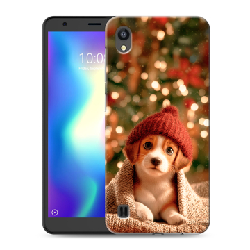 Силиконовый чехол на ZTE Blade A5 (2019) с принтом Новый год
