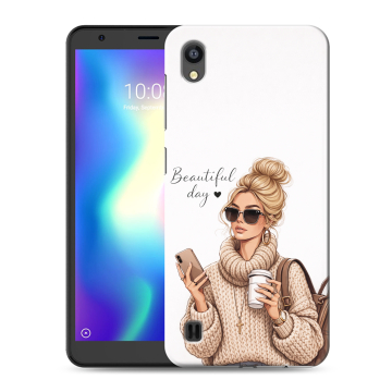 Силиконовый чехол на ZTE Blade A5 (2019) с принтом женский Силиконовый чехол на ZTE Blade A5 (2019) с принтом женский