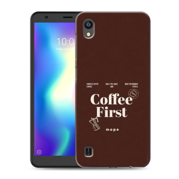 Силиконовый чехол на ZTE Blade A5 (2019) с принтом женский