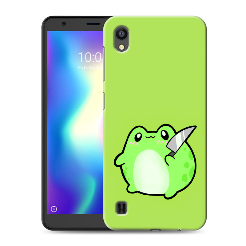 Силиконовый чехол на ZTE Blade A5 (2019) с принтом Лягушенок Силиконовый чехол на ZTE Blade A5 (2019) с принтом Лягушенок