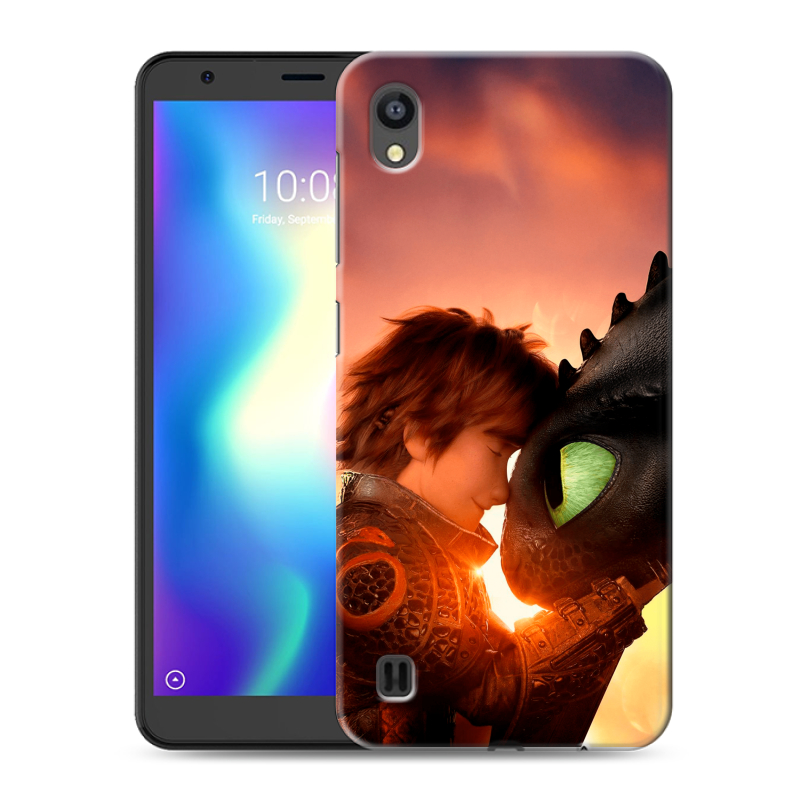 Силиконовый чехол на ZTE Blade A5 (2019) с принтом Как приручить дракона Силиконовый чехол на ZTE Blade A5 (2019) с принтом Как приручить дракона
