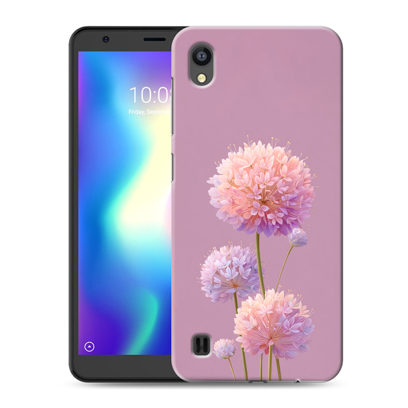 Силиконовый чехол на ZTE Blade A5 (2019) с принтом Цветы Силиконовый чехол на ZTE Blade A5 (2019) с принтом Цветы