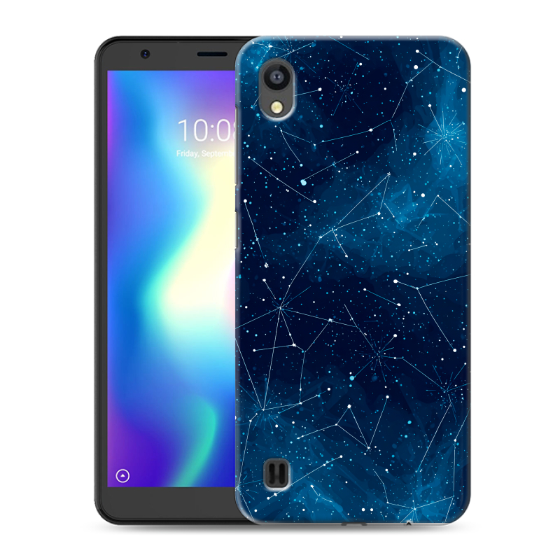 Силиконовый чехол на ZTE Blade A5 (2019) с принтом Космос звезды Силиконовый чехол на ZTE Blade A5 (2019) с принтом Космос звезды