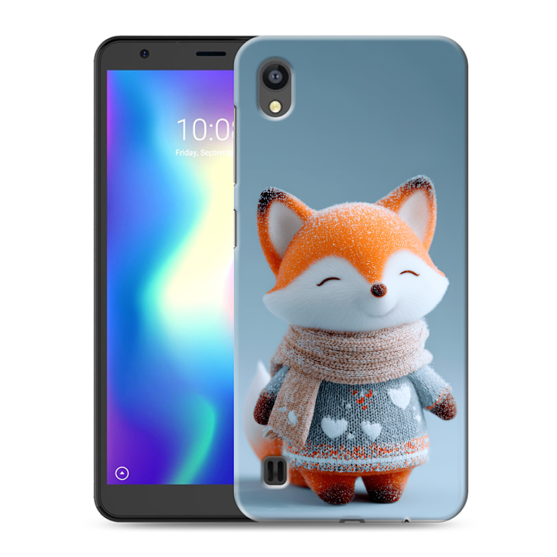 Силиконовый чехол на ZTE Blade A5 (2019) с принтом Лиса Силиконовый чехол на ZTE Blade A5 (2019) с принтом Лиса