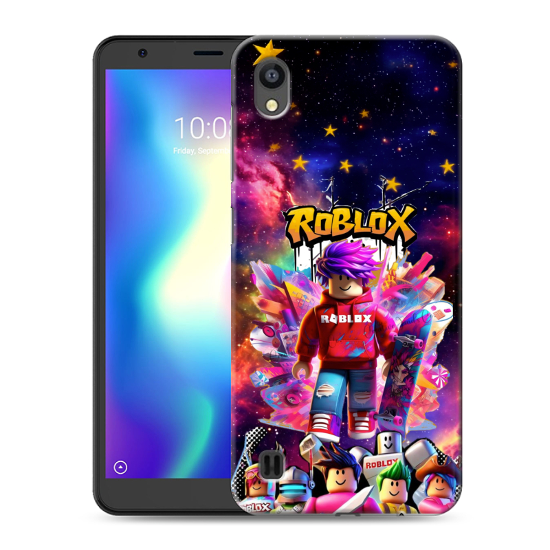 Силиконовый чехол на ZTE Blade A5 (2019) с принтом Roblox Роблокс Силиконовый чехол на ZTE Blade A5 (2019) с принтом Roblox Роблокс
