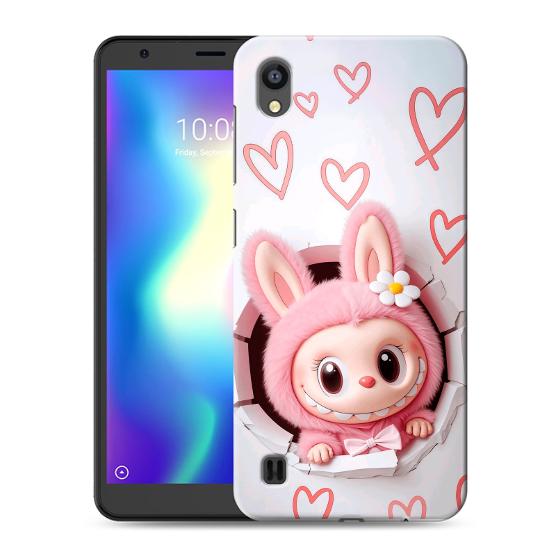 Силиконовый чехол на ZTE Blade A5 (2019) с принтом Labubu Лабубу Силиконовый чехол на ZTE Blade A5 (2019) с принтом Labubu Лабубу