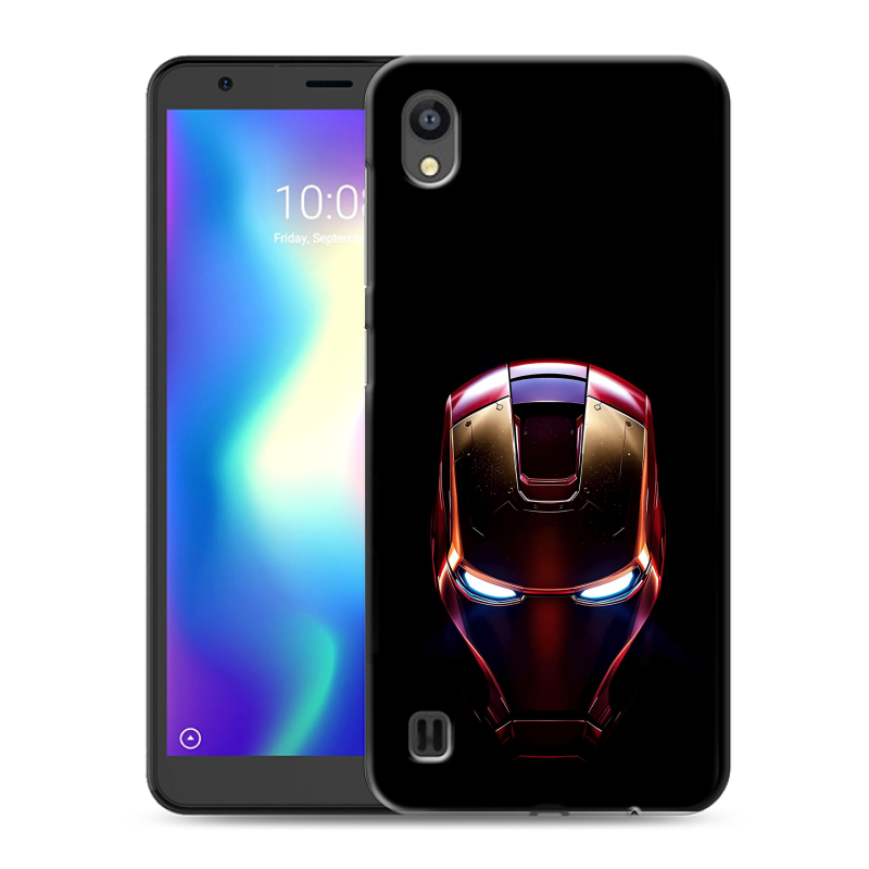 Силиконовый чехол на ZTE Blade A5 (2019) с принтом IronMan Железный человек Силиконовый чехол на ZTE Blade A5 (2019) с принтом IronMan Железный человек