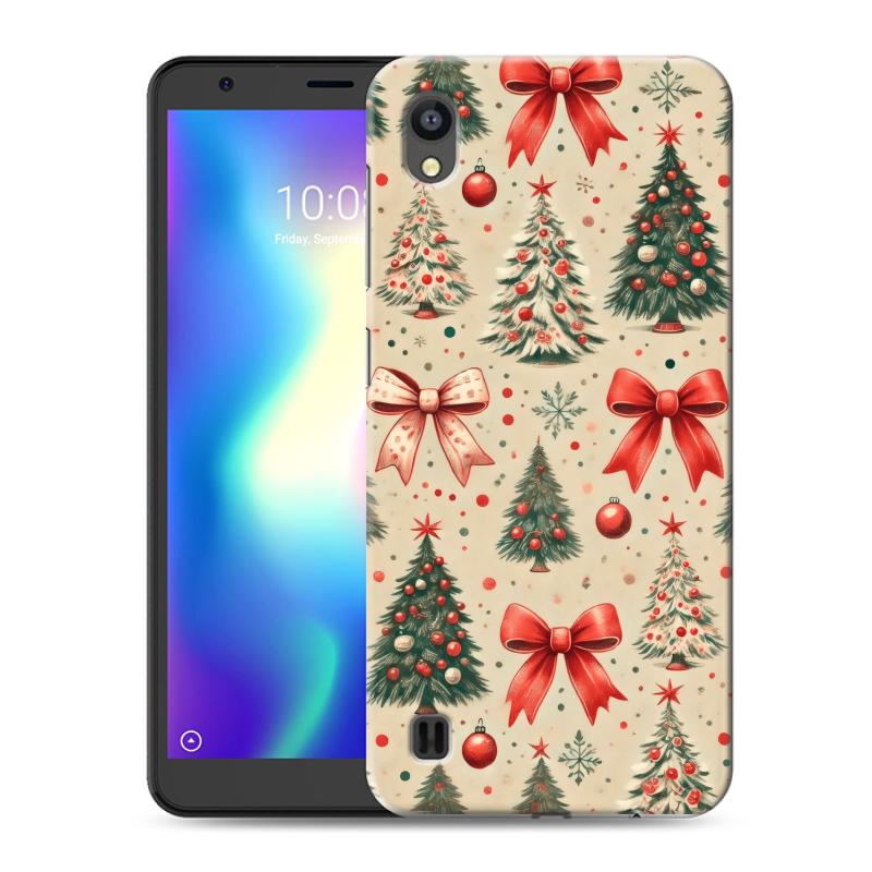 Силиконовый чехол на ZTE Blade A5 (2019) с принтом Новый год Силиконовый чехол на ZTE Blade A5 (2019) с принтом Новый год
