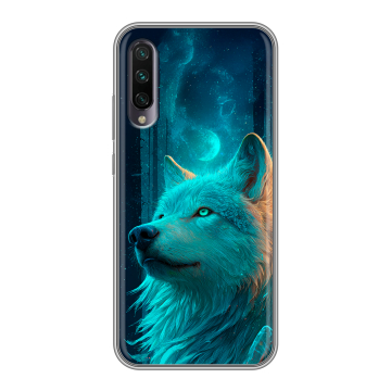 Силиконовый противоударный чехол на Xiaomi Mi A3 с принтом бабочки саккура Силиконовый противоударный чехол на Xiaomi Mi A3 с принтом бабочки саккура