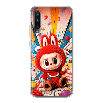 Силиконовый противоударный чехол на Xiaomi Mi A3 с принтом Labubu Лабубу Силиконовый противоударный чехол на Xiaomi Mi A3 с принтом Labubu Лабубу