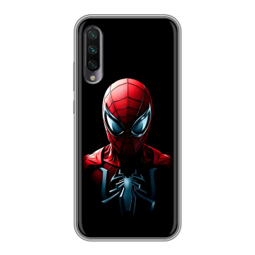 Силиконовый противоударный чехол на Xiaomi Mi A3 с принтом Spiderman Человек паук Силиконовый противоударный чехол на Xiaomi Mi A3 с принтом Spiderman Человек паук