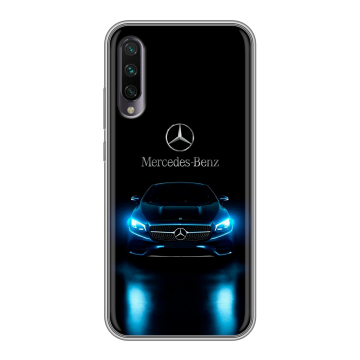 Силиконовый противоударный чехол на Xiaomi Mi A3 с принтом Mercedes Мерседес Силиконовый противоударный чехол на Xiaomi Mi A3 с принтом Mercedes Мерседес