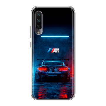 Силиконовый противоударный чехол на Xiaomi Mi A3 с принтом BMW БМВ Силиконовый противоударный чехол на Xiaomi Mi A3 с принтом BMW БМВ