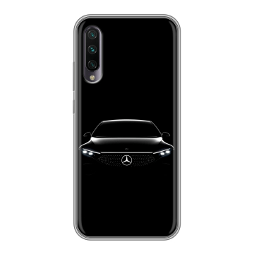 Силиконовый противоударный чехол на Xiaomi Mi A3 с принтом Mercedes Мерседес Силиконовый противоударный чехол на Xiaomi Mi A3 с принтом Mercedes Мерседес