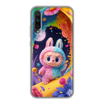 Силиконовый противоударный чехол на Xiaomi Mi A3 с принтом Labubu Лабубу Силиконовый противоударный чехол на Xiaomi Mi A3 с принтом Labubu Лабубу