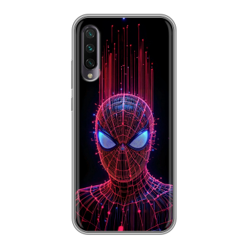 Силиконовый противоударный чехол на Xiaomi Mi A3 с принтом Spiderman Человек паук