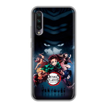Силиконовый противоударный чехол на Xiaomi Mi A3 с принтом Demon Slayer Клинок рассекающий демонов Силиконовый противоударный чехол на Xiaomi Mi A3 с принтом Demon Slayer Клинок рассекающий демонов