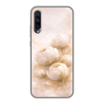 Силиконовый противоударный чехол на Xiaomi Mi A3 с принтом женский Силиконовый противоударный чехол на Xiaomi Mi A3 с принтом женский