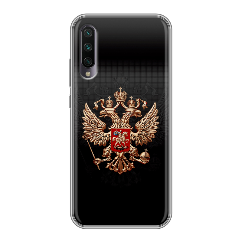 Пластиковый чехол на Xiaomi Mi A3 с принтом Герб России Пластиковый чехол на Xiaomi Mi A3 с принтом Герб России