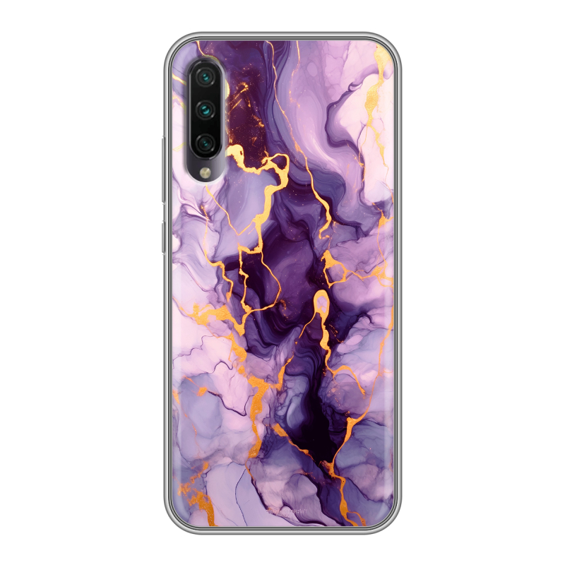 Силиконовый противоударный чехол на Xiaomi Mi A3 с принтом Мрамор Силиконовый противоударный чехол на Xiaomi Mi A3 с принтом Мрамор