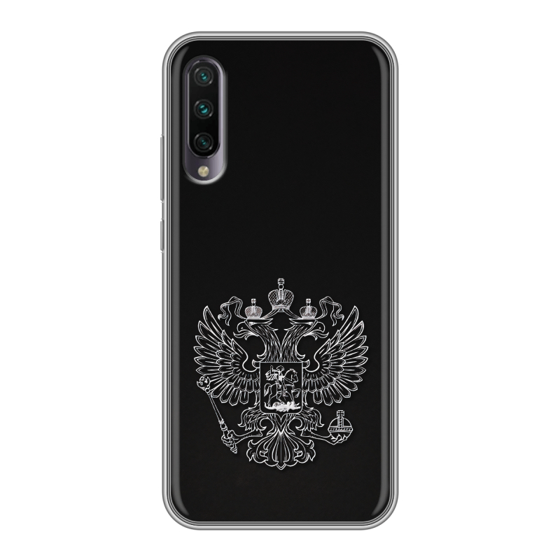 Пластиковый чехол на Xiaomi Mi A3 с принтом Герб России Пластиковый чехол на Xiaomi Mi A3 с принтом Герб России