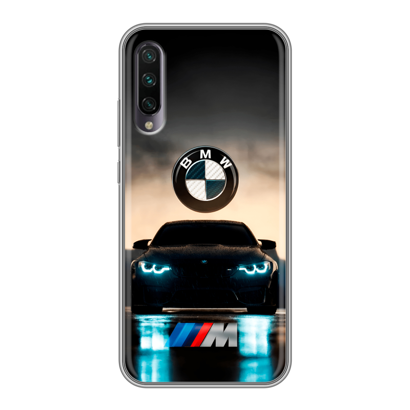 Пластиковый чехол на Xiaomi Mi A3 с принтом БМВ BMW Пластиковый чехол на Xiaomi Mi A3 с принтом БМВ BMW