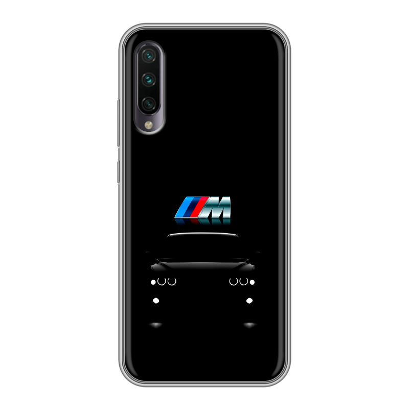 Силиконовый противоударный чехол на Xiaomi Mi A3 с принтом БМВ BMW Силиконовый противоударный чехол на Xiaomi Mi A3 с принтом БМВ BMW