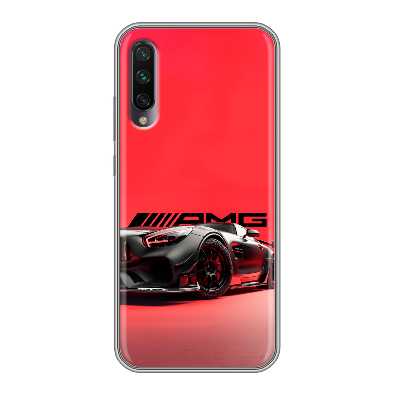 Пластиковый чехол на Xiaomi Mi A3 с принтом Мерседес Mercedes AMG Пластиковый чехол на Xiaomi Mi A3 с принтом Мерседес Mercedes AMG