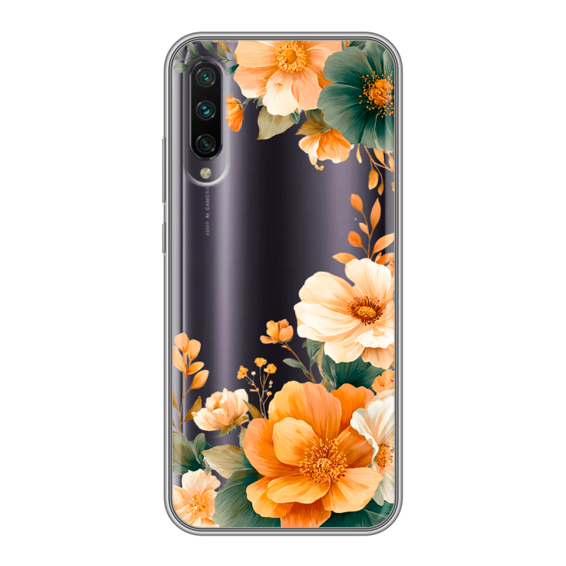Пластиковый чехол на Xiaomi Mi A3 с принтом Цветы принт Пластиковый чехол на Xiaomi Mi A3 с принтом Цветы принт