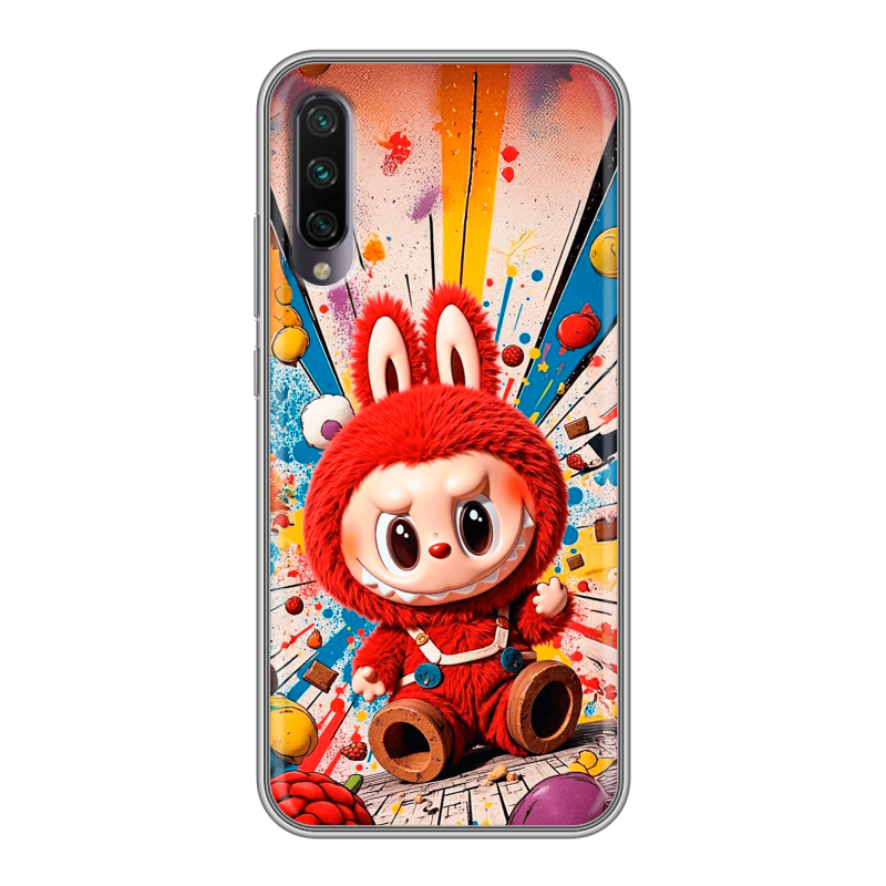 Пластиковый чехол на Xiaomi Mi A3 с принтом Labubu Лабубу Пластиковый чехол на Xiaomi Mi A3 с принтом Labubu Лабубу