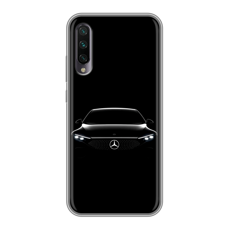 Силиконовый противоударный чехол на Xiaomi Mi A3 с принтом Mercedes Мерседес Силиконовый противоударный чехол на Xiaomi Mi A3 с принтом Mercedes Мерседес