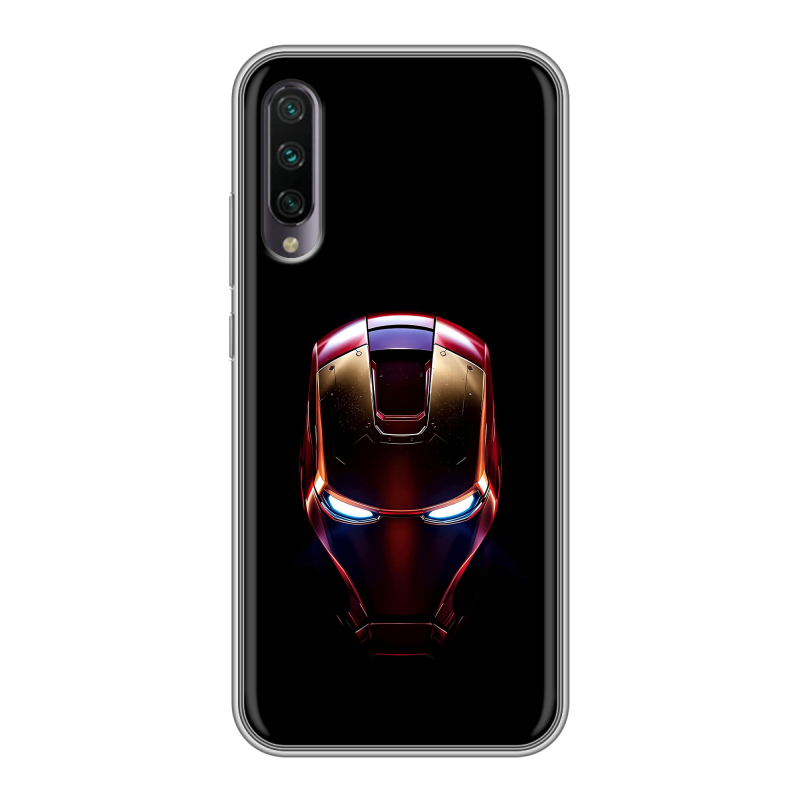 Силиконовый противоударный чехол на Xiaomi Mi A3 с принтом IronMan Железный человек Силиконовый противоударный чехол на Xiaomi Mi A3 с принтом IronMan Железный человек