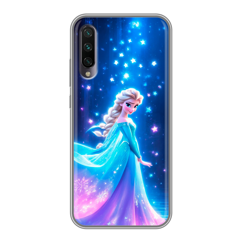 Пластиковый чехол на Xiaomi Mi A3 с принтом Холодное сердце Frozen Пластиковый чехол на Xiaomi Mi A3 с принтом Холодное сердце Frozen