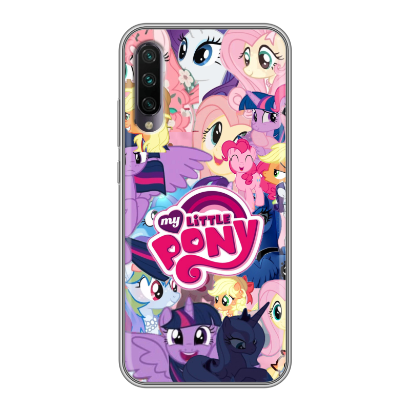 Пластиковый чехол на Xiaomi Mi A3 с принтом My little pony Дружба чудо Пластиковый чехол на Xiaomi Mi A3 с принтом My little pony Дружба чудо