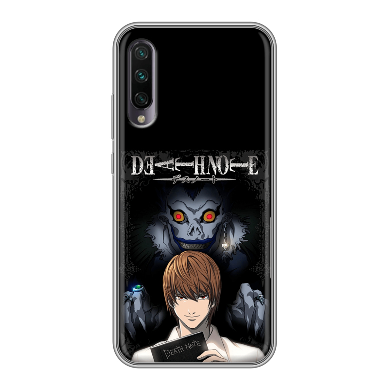 Пластиковый чехол на Xiaomi Mi A3 с принтом Death note Тетрадь смерти Пластиковый чехол на Xiaomi Mi A3 с принтом Death note Тетрадь смерти