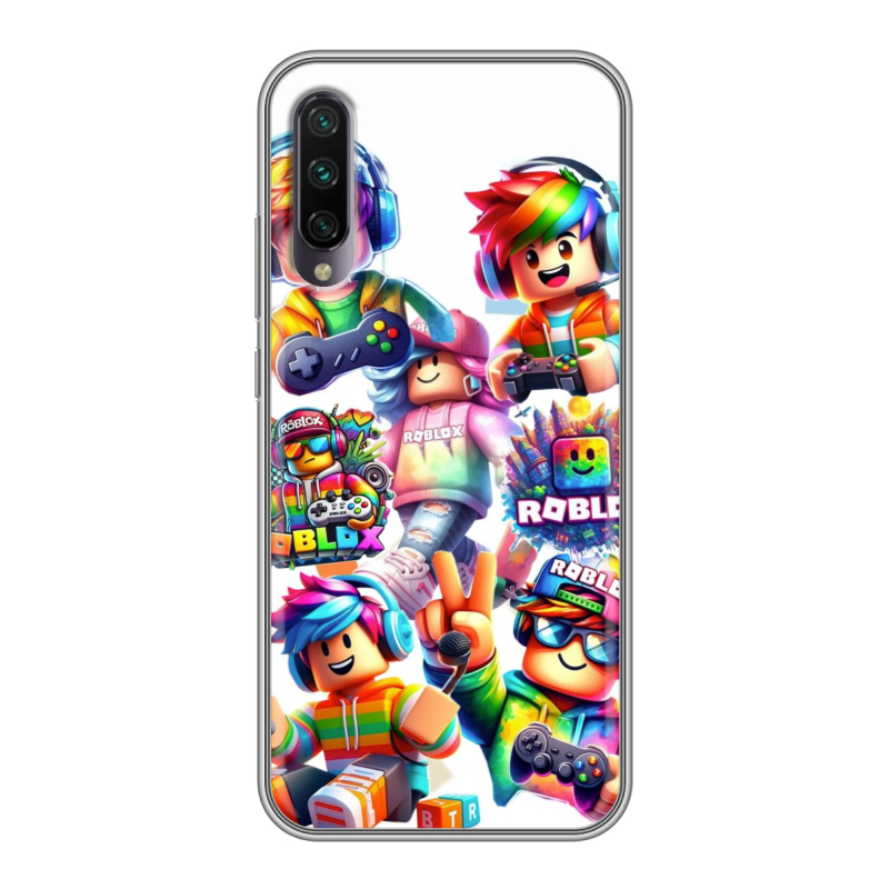 Пластиковый чехол на Xiaomi Mi A3 с принтом Roblox Роблокс Пластиковый чехол на Xiaomi Mi A3 с принтом Roblox Роблокс