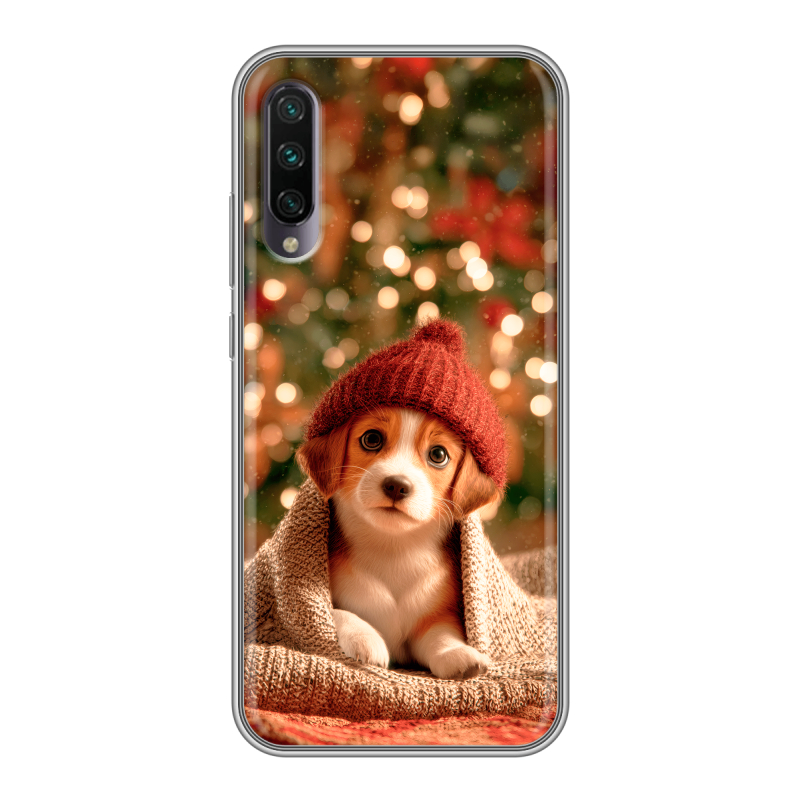Пластиковый чехол на Xiaomi Mi A3 с принтом Новый год Пластиковый чехол на Xiaomi Mi A3 с принтом Новый год