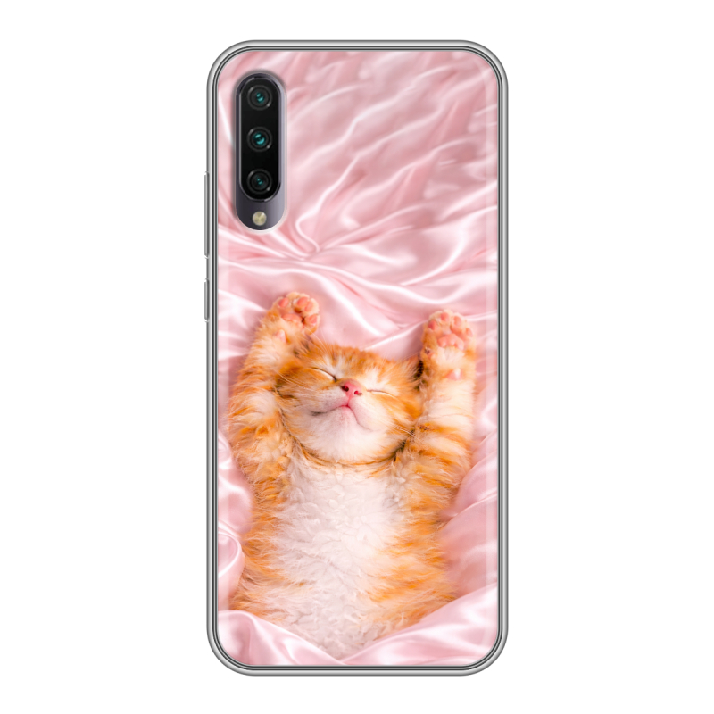 Силиконовый противоударный чехол на Xiaomi Mi A3 с принтом женский Силиконовый противоударный чехол на Xiaomi Mi A3 с принтом женский