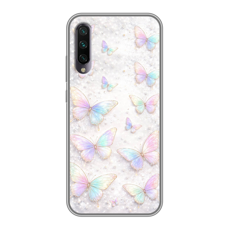 Силиконовый противоударный чехол на Xiaomi Mi A3 с принтом женский Силиконовый противоударный чехол на Xiaomi Mi A3 с принтом женский