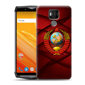 Силиконовый чехол на Ulefone Power 6 с принтом Герб СССР Силиконовый чехол на Ulefone Power 6 с принтом Герб СССР