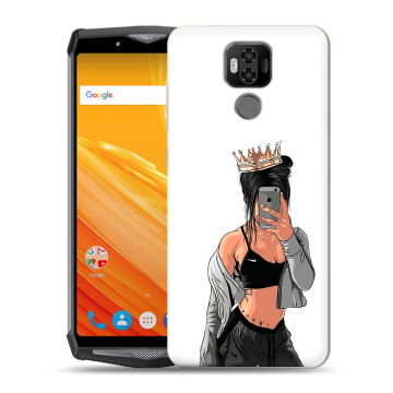 Силиконовый чехол на Ulefone Power 6 с принтом Женские принты Силиконовый чехол на Ulefone Power 6 с принтом Женские принты