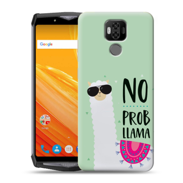 Силиконовый чехол на Ulefone Power 6 с принтом Лама Силиконовый чехол на Ulefone Power 6 с принтом Лама
