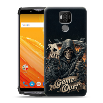 Силиконовый чехол на Ulefone Power 6 с принтом Скелет карты Силиконовый чехол на Ulefone Power 6 с принтом Скелет карты