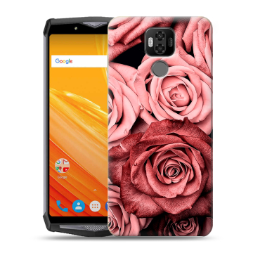 Силиконовый чехол на Ulefone Power 6 с принтом Цветы розы Силиконовый чехол на Ulefone Power 6 с принтом Цветы розы