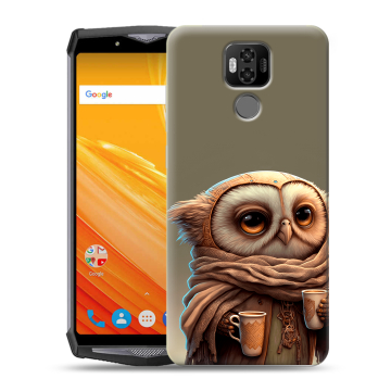 Силиконовый чехол на Ulefone Power 6 с принтом Сова Силиконовый чехол на Ulefone Power 6 с принтом Сова