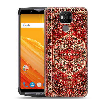 Силиконовый чехол на Ulefone Power 6 с принтом Ковер