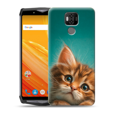 Силиконовый чехол на Ulefone Power 6 с принтом котенок Силиконовый чехол на Ulefone Power 6 с принтом котенок